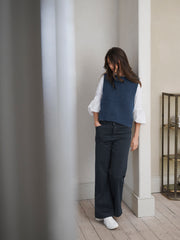 Ash cotton full length jean - Soft Grey