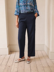 Thea viscose stretch trouser - Navy