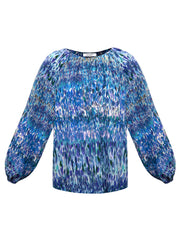 Angelica silk watercolour splash top