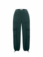 Becca silk cargo pant - Khaki
