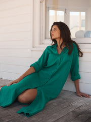 Green Cotton Dress