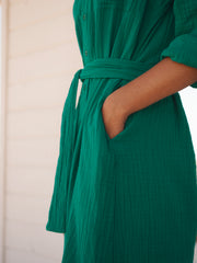 Green Cotton Dress