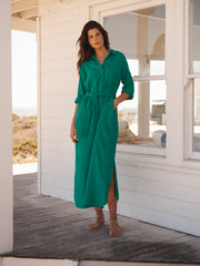 Green Cotton Dress