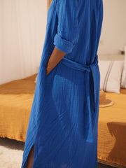 Blue Cotton Dress