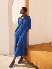 Blue Cotton Dress
