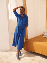 Blue Cotton Dress