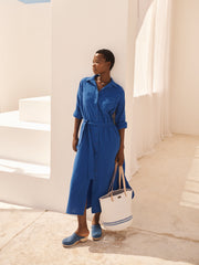 Blue Cotton Dress