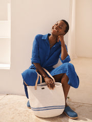 Blue Cotton Dress
