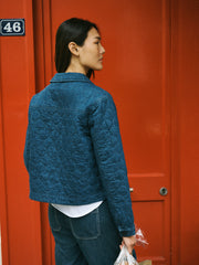 Elodie cotton quilted jacket - Denim
