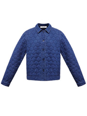 Elodie cotton quilted jacket - Denim