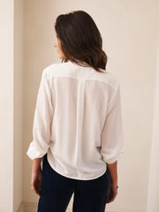 Harri silk shirt - Ivory