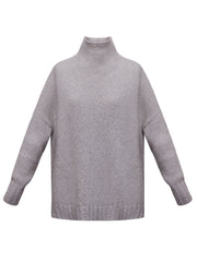 Jana alpaca blend sweater - Silver Grey