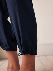 Becca silk cargo pant - Navy