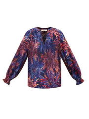 Nikki silk firework flower top
