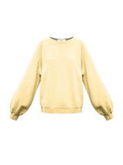 Sandi cotton sweatshirt - Buttermilk Yellow