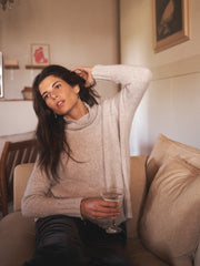 Jana alpaca blend sweater - Silver Grey