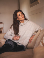 Jana alpaca blend sweater - Silver Grey