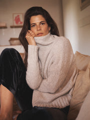 Jana alpaca blend sweater - Silver Grey
