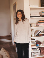 Jana alpaca blend sweater - Silver Grey