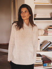 Jana alpaca blend sweater - Silver Grey