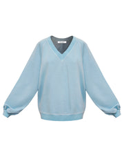 Vida cotton sweatshirt - Aqua