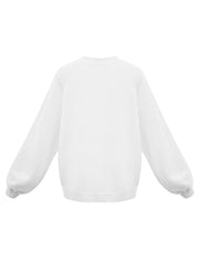 Vida cotton sweatshirt - Soft White