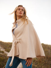 Esme wool cape coat - Cream