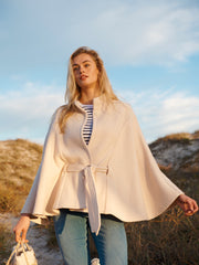 Esme wool cape coat - Cream