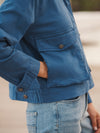 Madeleine cotton jacket - Blue