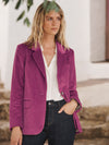 Bryony oversized cord blazer - Raspberry Pink