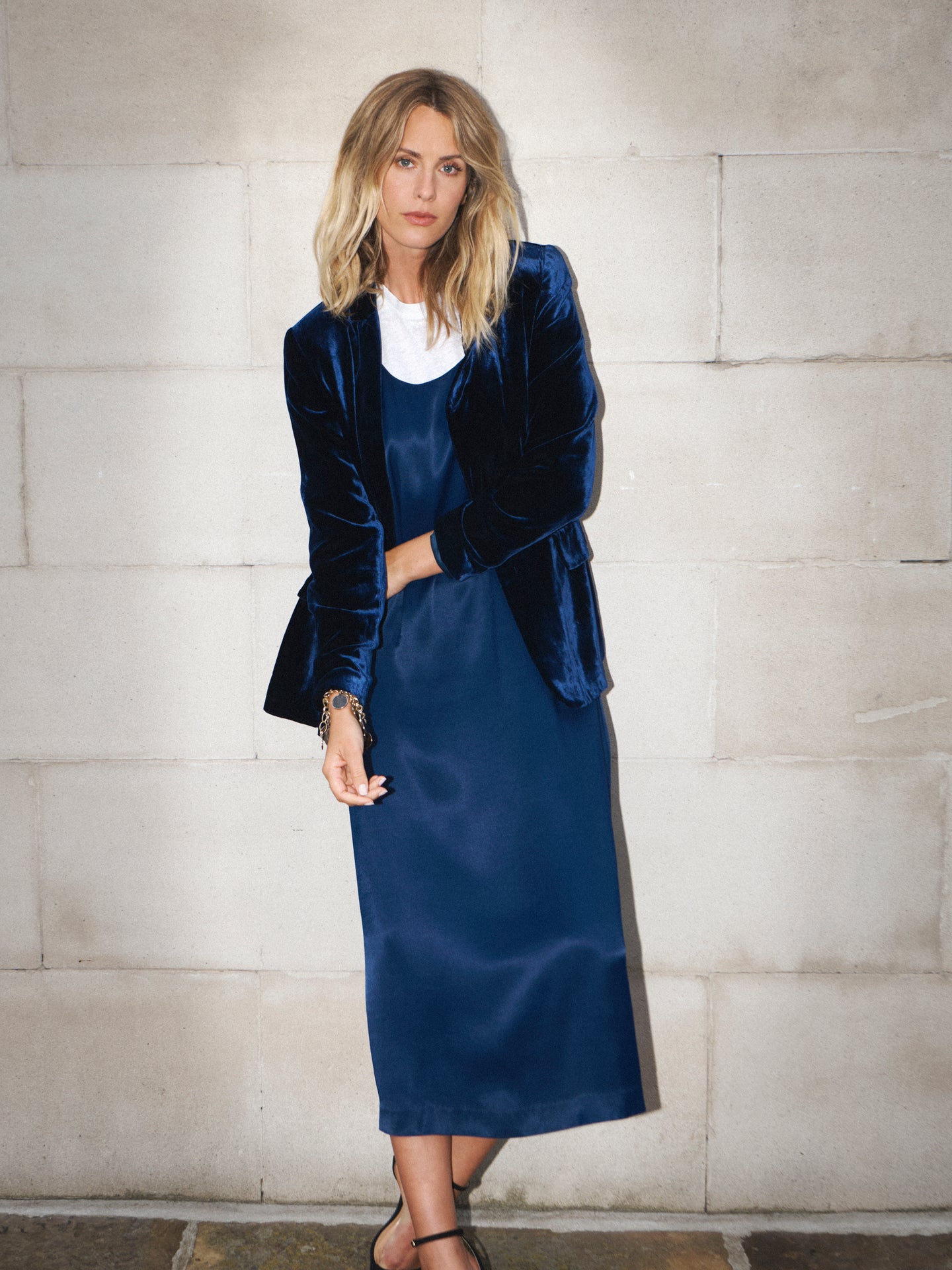 New May Velvet Jacket in Midnight New May Velvet Jacket in Midnight