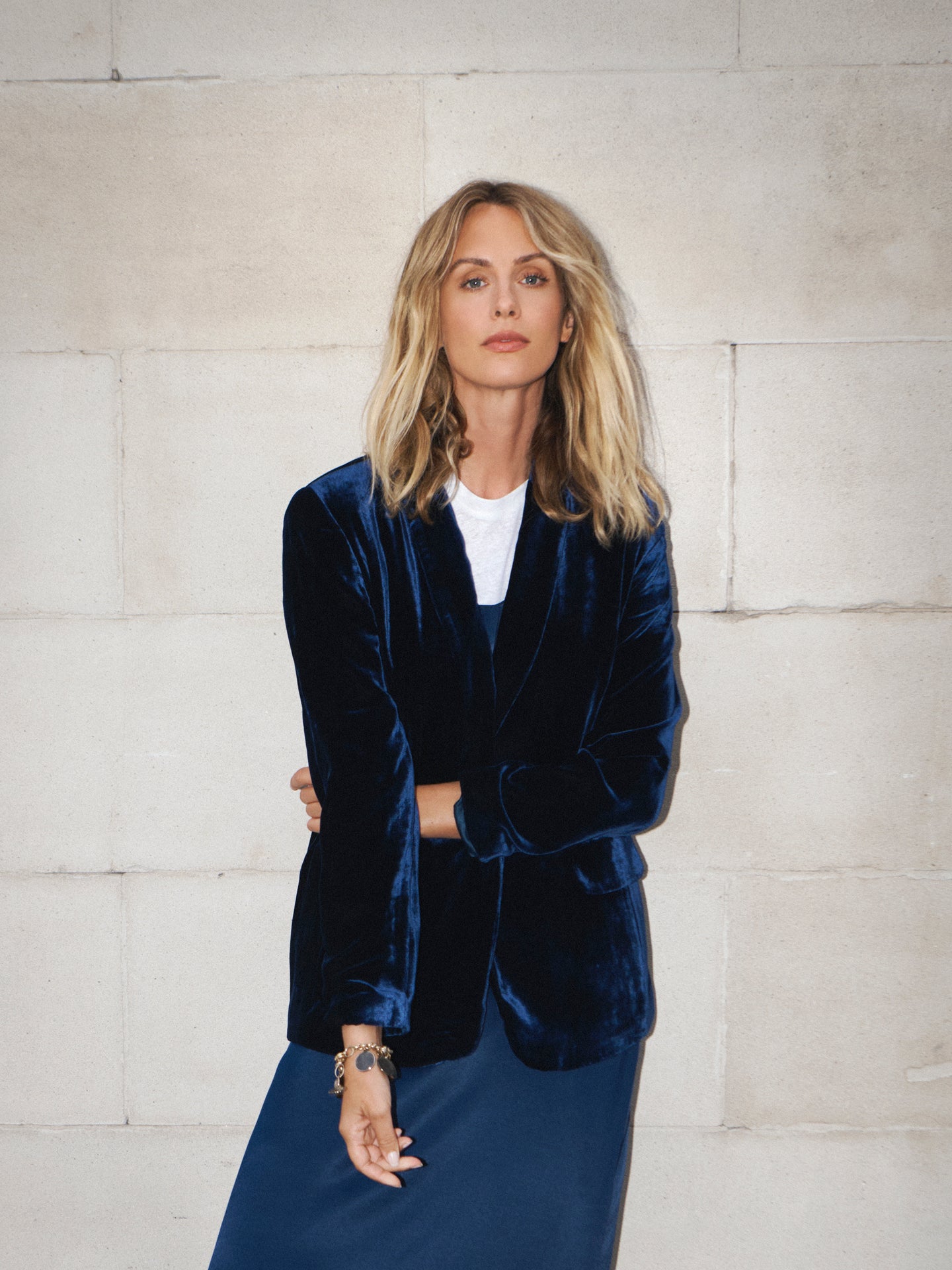 New May Velvet Jacket in Midnight NRBY Clothing