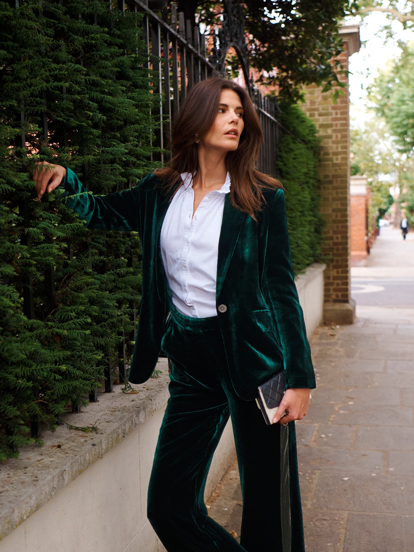 New May Velvet Jacket - Forest