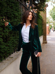 New May Velvet Jacket - Forest