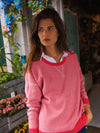 Jojo reversible cotton cashmere sweater