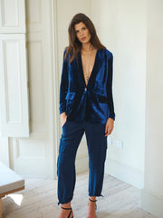 New May Velvet Jacket - Midnight