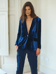 New May Velvet Jacket - Midnight