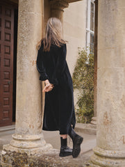 Jo velvet dress - Carbon