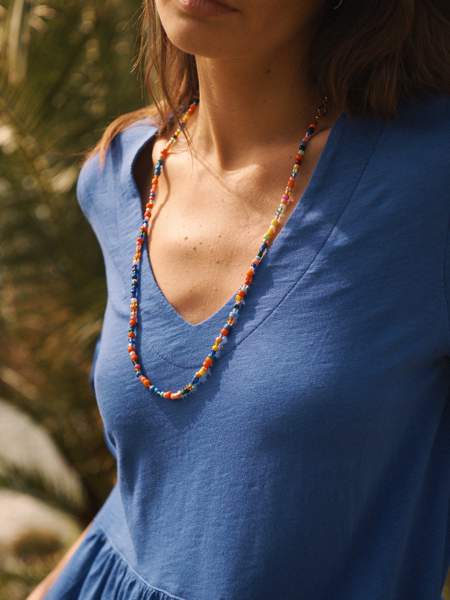 Multicolour Beaded Necklace 