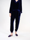 Becca velvet cargo trousers - Navy