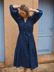 Blue Cotton Dress