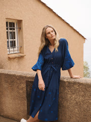 Blue Cotton Dress