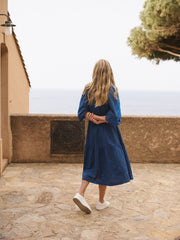 Blue Cotton Dress