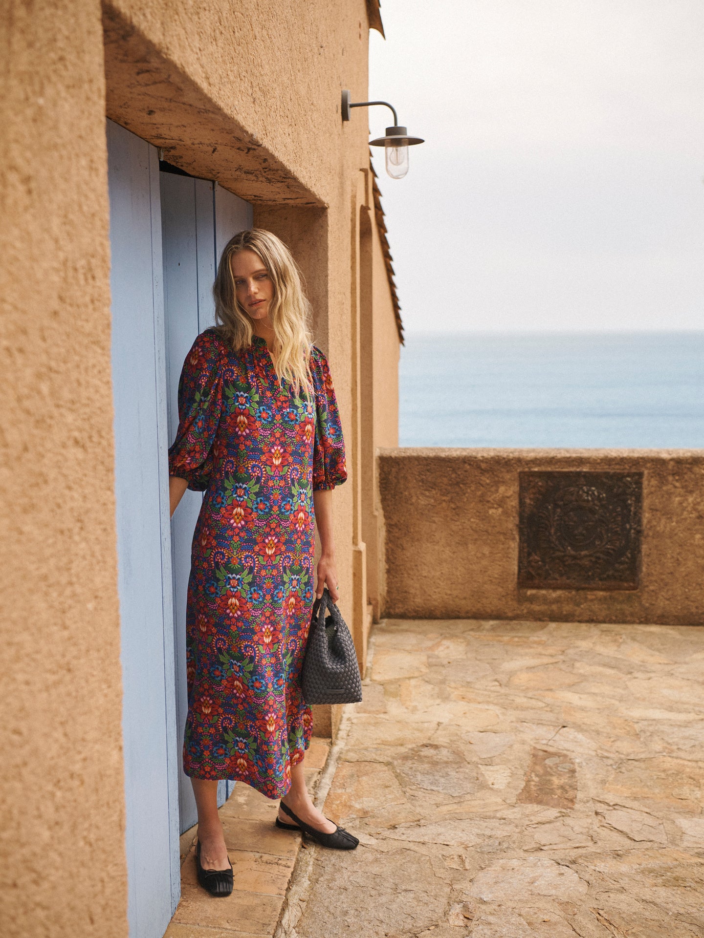 ikat silk dress Santo Toms Martellato Silk Dress