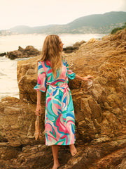 Printed Silk Dress