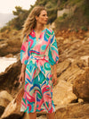 Lianna silk swirl dress