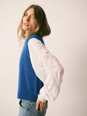 Posey merino tank - Cobalt Blue | NRBY Clothing