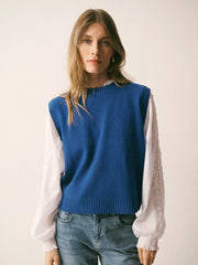 Posey merino tank - Cobalt Blue | NRBY Clothing