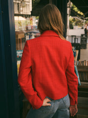 Eddy tweed jacket - Soft Red | NRBY Clothing