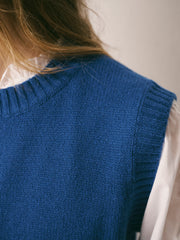Posey merino tank - Cobalt Blue | NRBY Clothing